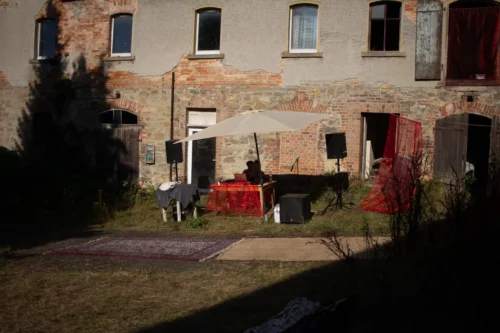 Sommerfest 2024: Bühne vor dem Verwalterhaus