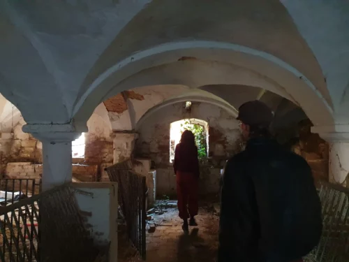 Kreuzgewölbe im Erdgeschoss des Verwalterhauses